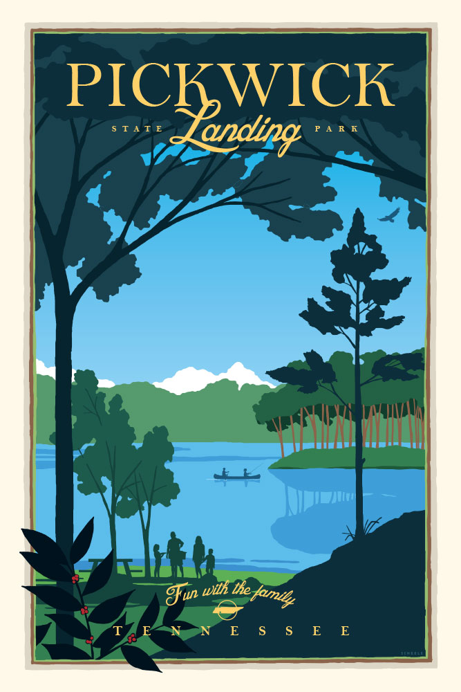 pickwick-landing-picnic-poster-scheele